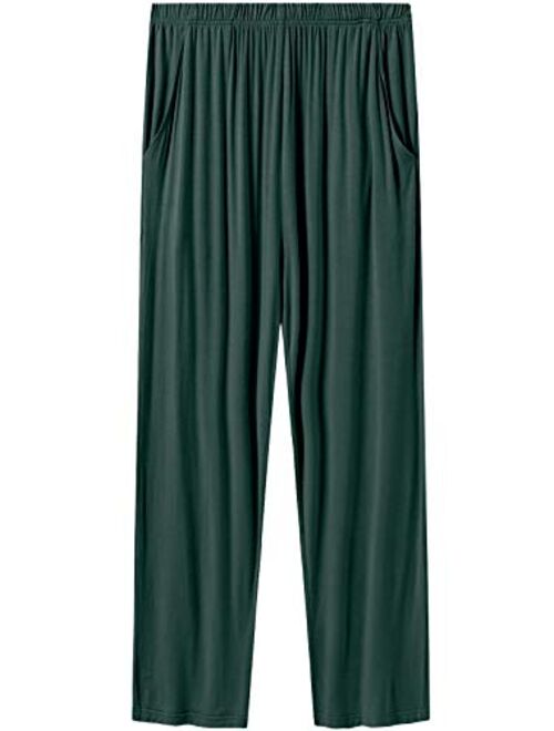 MoFiz Men's Modal PJ Bottom Jersey Knit Pajama Pants/Lounge Pants/Sleepwear Pants