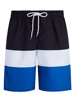 Tyhengta Men's Board Shorts Quick Dry Swim Trunks with Mesh Lining