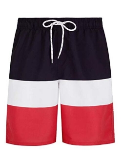 Tyhengta Men's Board Shorts Quick Dry Swim Trunks with Mesh Lining