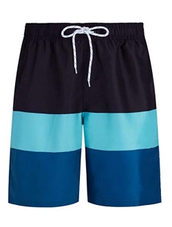 Tyhengta Men's Board Shorts Quick Dry Swim Trunks with Mesh Lining