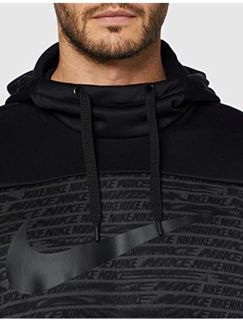 Nike Mens Therma Fleece Pull Over GFX 2 Hoodie Bv2764-010