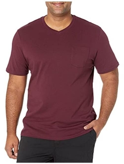 Men's 2-Pack Slim-Fit Short-Sleeve V-Neck Pocket T-Shirt