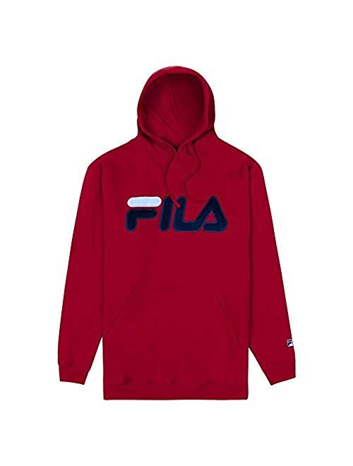 Fila Hoodie Mens Hoodies Pullover Big and Tall Fleece Hoodie Sweatshirt