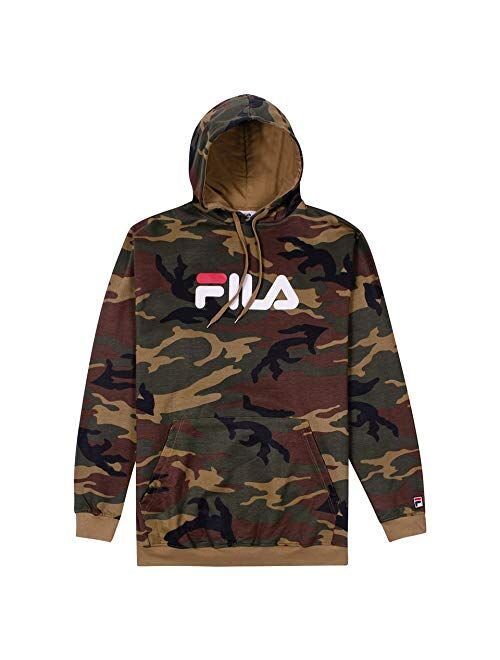 Fila Hoodie Mens Hoodies Pullover Big and Tall Fleece Hoodie Sweatshirt