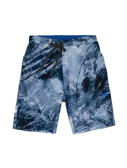 Fishing Quick Dry Mens Board Shorts, No Mesh Swim Trunks Men