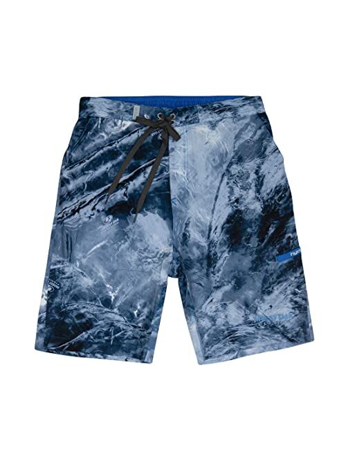 Mossy Oak Fishing Quick Dry Mens Board Shorts, No Mesh Swim Trunks Men