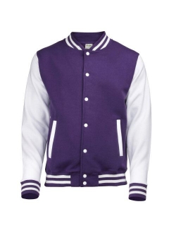 AWDis Hoods Varsity Letterman jacket