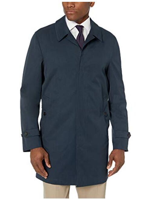 Amazon Brand - BUTTONED DOWN Men's Water-Repellant Cotton-Blend Car Coat