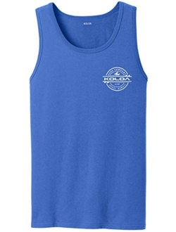 Joe's USA Koloa 2-Sided Thruster Logo Tank Tops in 27 Colors. Adult Sizes: S-4XL