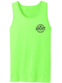 Joe's USA Koloa 2-Sided Thruster Logo Tank Tops in 27 Colors. Adult Sizes: S-4XL