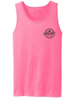 Joe's USA Koloa 2-Sided Thruster Logo Tank Tops in 27 Colors. Adult Sizes: S-4XL