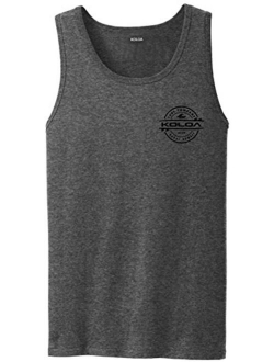 Joe's USA Koloa 2-Sided Thruster Logo Tank Tops in 27 Colors. Adult Sizes: S-4XL