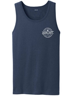 Joe's USA Koloa 2-Sided Thruster Logo Tank Tops in 27 Colors. Adult Sizes: S-4XL