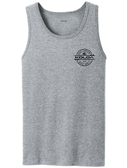 Joe's USA Koloa 2-Sided Thruster Logo Tank Tops in 27 Colors. Adult Sizes: S-4XL