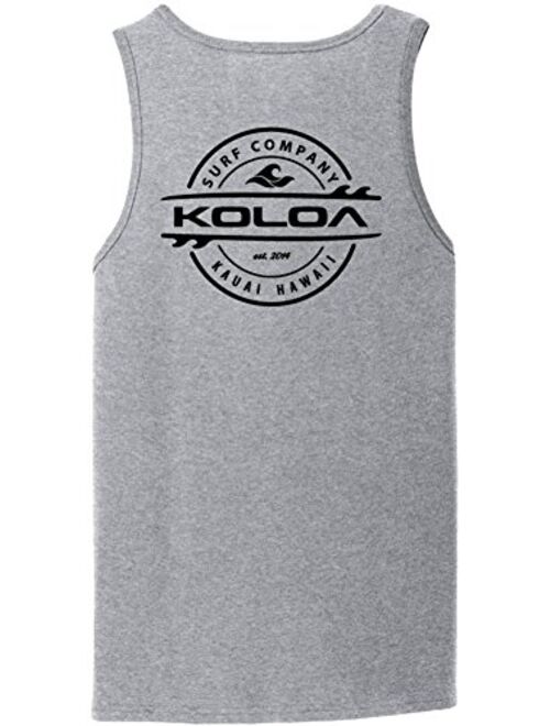 Joe's USA Koloa 2-Sided Thruster Logo Tank Tops in 27 Colors. Adult Sizes: S-4XL