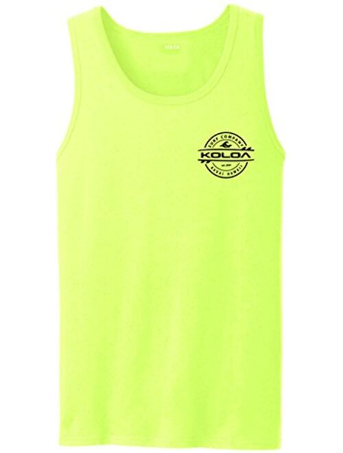 Joe's USA Koloa 2-Sided Thruster Logo Tank Tops in 27 Colors. Adult Sizes: S-4XL