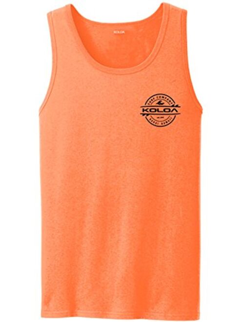 Joe's USA Koloa 2-Sided Thruster Logo Tank Tops in 27 Colors. Adult Sizes: S-4XL