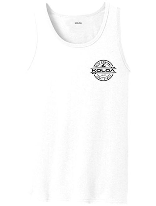 Joe's USA Koloa 2-Sided Thruster Logo Tank Tops in 27 Colors. Adult Sizes: S-4XL