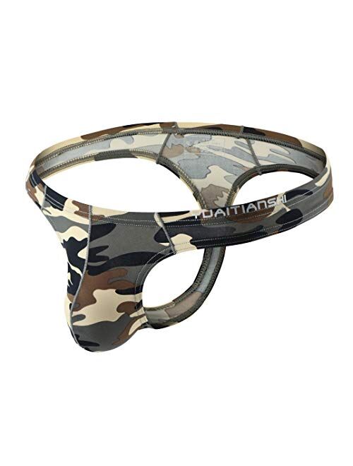 MuscleMate UltraFit Men's Camouflage Thong Underwear, Hot Men's Thong G-String Undie