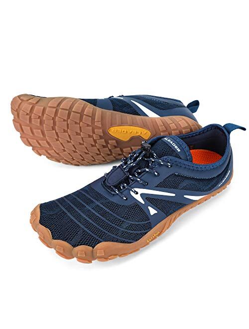 ALEADER Men's Minimalist Trail Running Shoes Barefoot | Wide Toe | Zero Drop