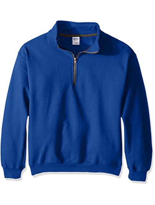 Gildan Men's Fleece Quarter Zip Cadet Collar Sweatshirt