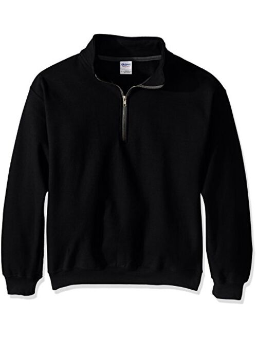 Gildan Men's Fleece Quarter Zip Cadet Collar Sweatshirt