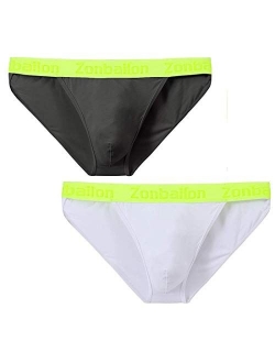 ZONBAILON Mens Thong Underwear Sexy Man G-String Butt-Flaunting Tongs Undie T-Back Underwears