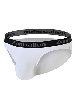 ZONBAILON Mens Thong Underwear Sexy Man G-String Butt-Flaunting Tongs Undie T-Back Underwears