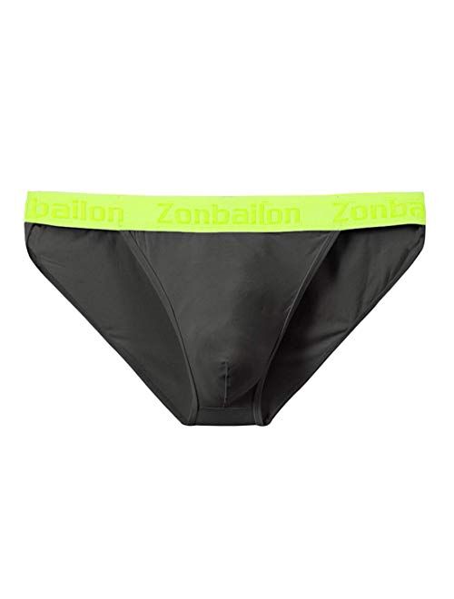 ZONBAILON Mens Thong Underwear Sexy Man G-String Butt-Flaunting Tongs Undie T-Back Underwears