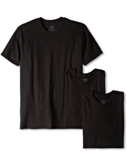 Hanes Ultimate Men's Cotton Solid 3-Pack FreshIQ Crew Neck Tee