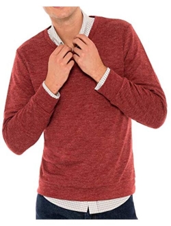 Mens V Neck Sweater - Moisture Wicking Dry Fit - Lightweight Fashion Sweaters