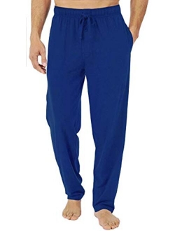 Bintangor Men's Sleep Pajama Pants 100% Cotton Knit Elastic Waistband Lounge Wear Long