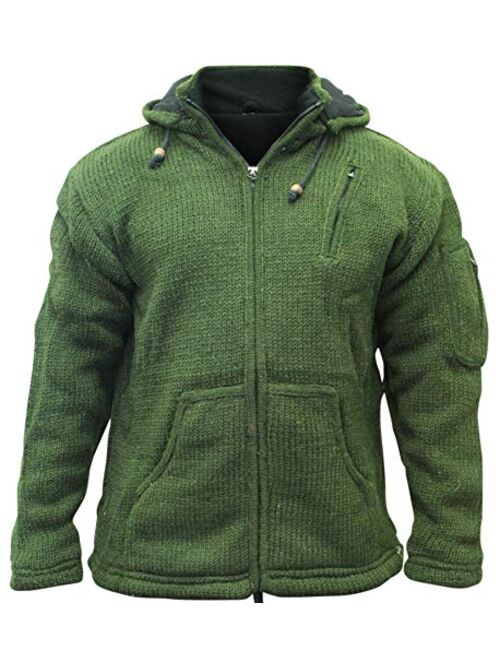 Shopoholic Fashion Mens Detachable Hoodie Hippie Jacket