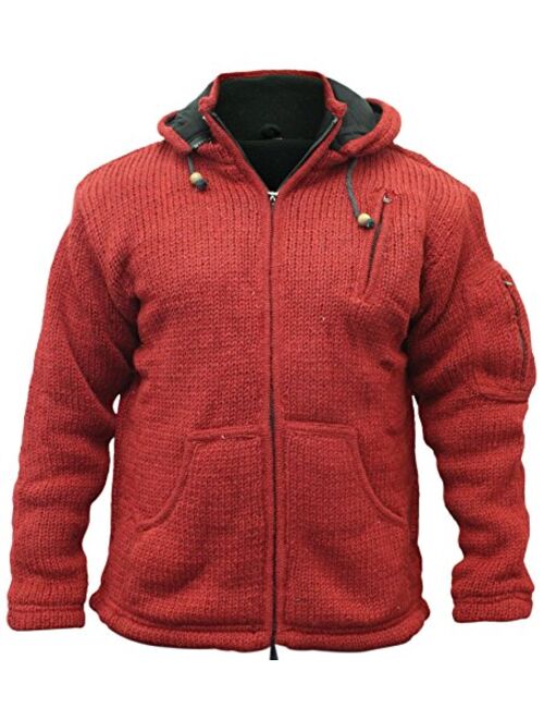 Shopoholic Fashion Mens Detachable Hoodie Hippie Jacket