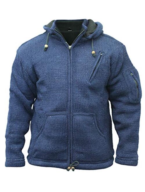 Shopoholic Fashion Mens Detachable Hoodie Hippie Jacket