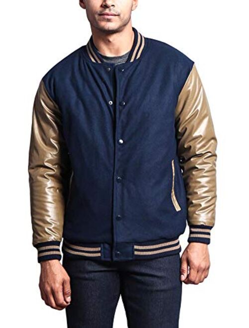 G-Style USA Men's Letterman Baseball Varsity Jacket