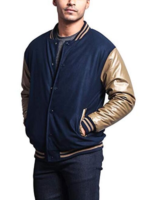 G-Style USA Men's Letterman Baseball Varsity Jacket