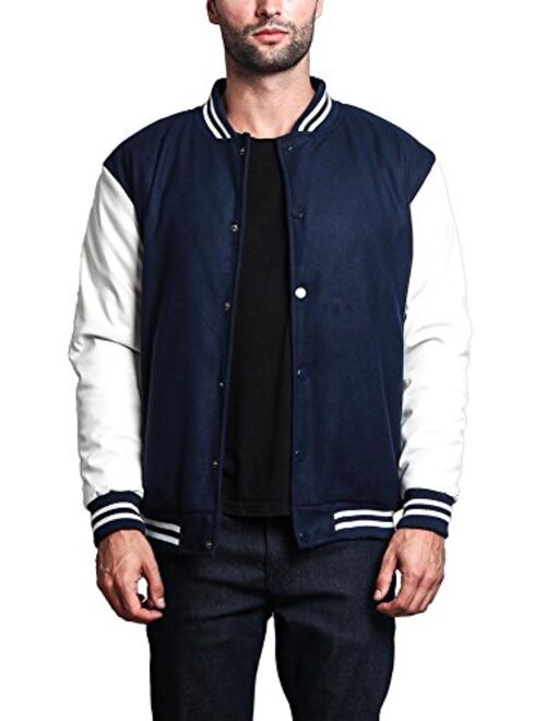 G-Style USA Men's Letterman Baseball Varsity Jacket