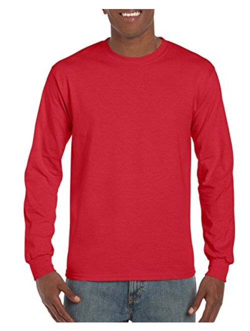 Gildan Men's G240 Ultra Cotton Solid Long Sleeve T-Shirt