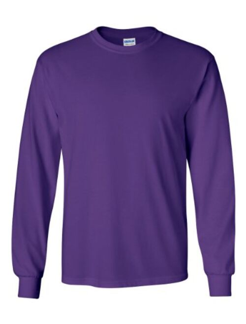 Gildan Men's G240 Ultra Cotton Solid Long Sleeve T-Shirt