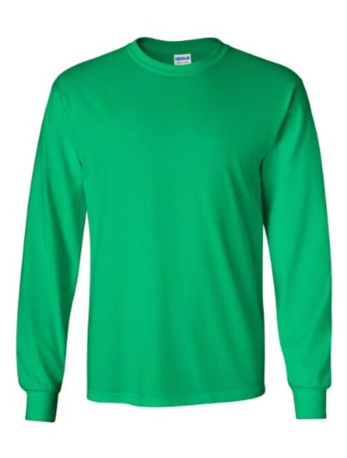 Gildan Men's G240 Ultra Cotton Solid Long Sleeve T-Shirt