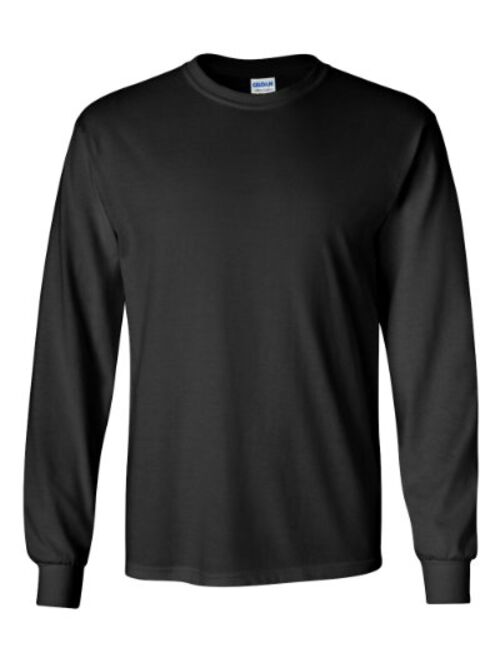 Gildan Men's G240 Ultra Cotton Solid Long Sleeve T-Shirt