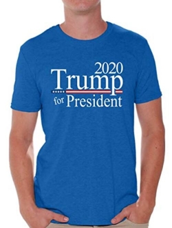 Red White & Trump Shirt for Men 4th of July Tshirt Trump Shirt