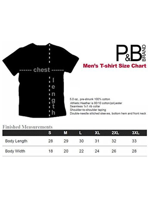 P&B Tuxedo Red Rose Funny Men's T-Shirt