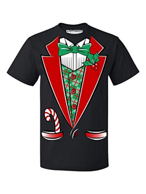 P&B Tuxedo Red Rose Funny Men's T-Shirt