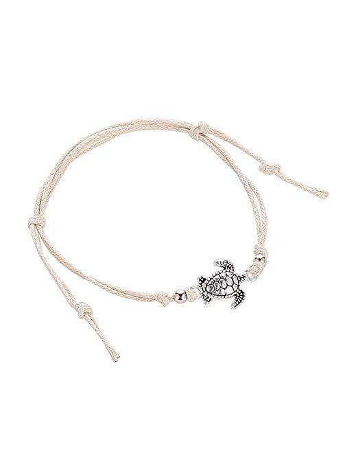 Diamondo Fashion Women Weave Turtle Foot Chain Barefoot Anklet Beach Jewelry Gift