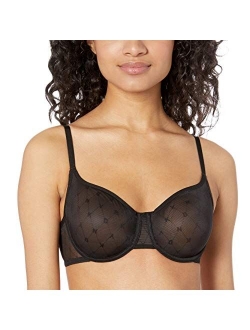 Women's Monogram Mesh Unlined Demi Bra