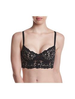 Lace Bralette for Women Wirefree Sheer Bra Non Padded See Through Unlined  Soft