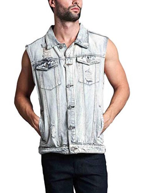 Victorious Rocker Denim Jean Vest Jacket