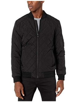 Men's Quilted Bomber Jacket